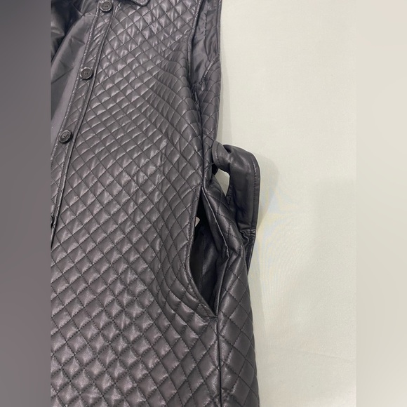 Mac New York, Leather Vest, black color Suze XS - Picture 7 of 8